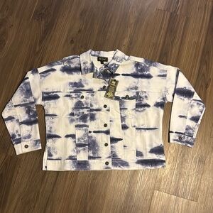 DG2 Small tie dye Denim Jacket